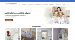 Desktop Screenshot of innovation-interieur.com