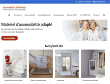 Tablet Screenshot of innovation-interieur.com